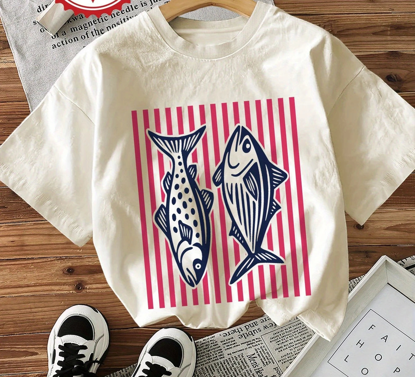 Ocean Print T-Shirt
