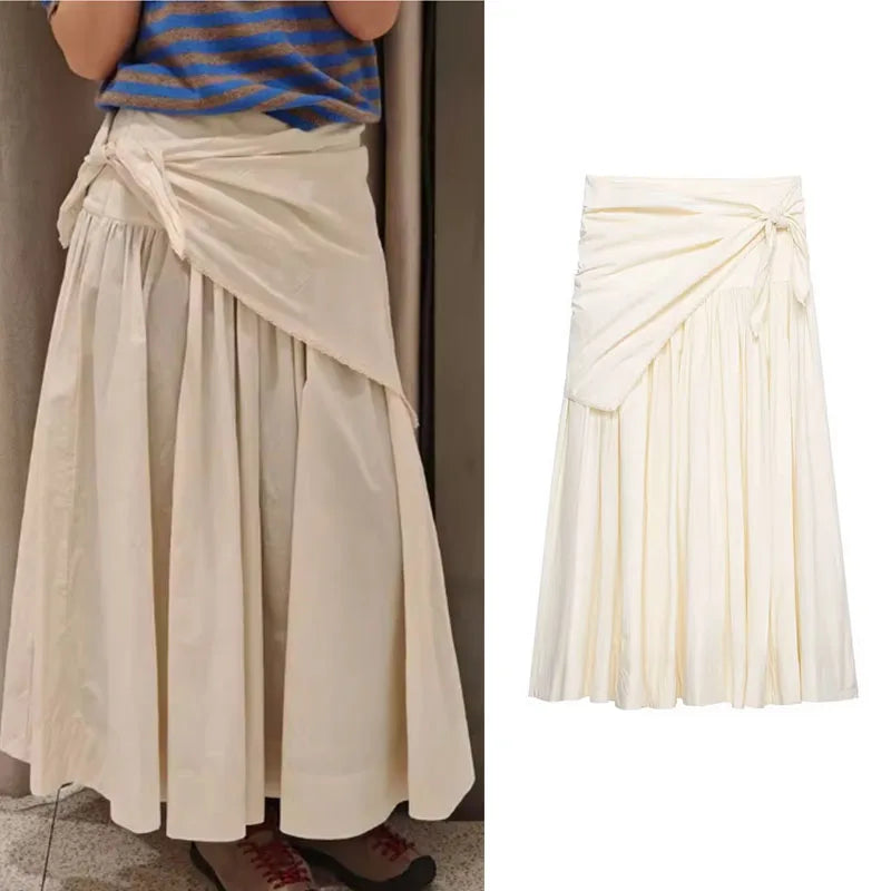 Women's fashion collection featuring stylish t-shirts and skirts